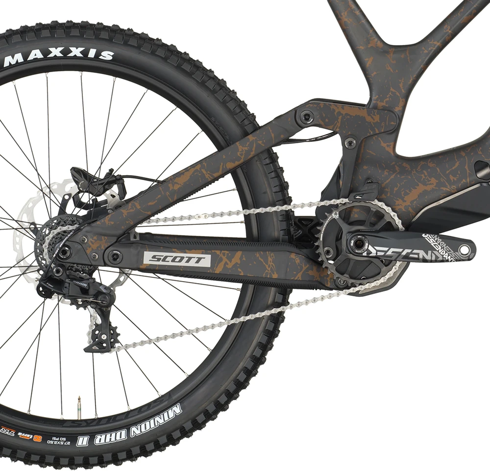 CLASSIC Dviratis 29 SCOTT GAMBLER 10 carbon juodas/crackle bronze Scott