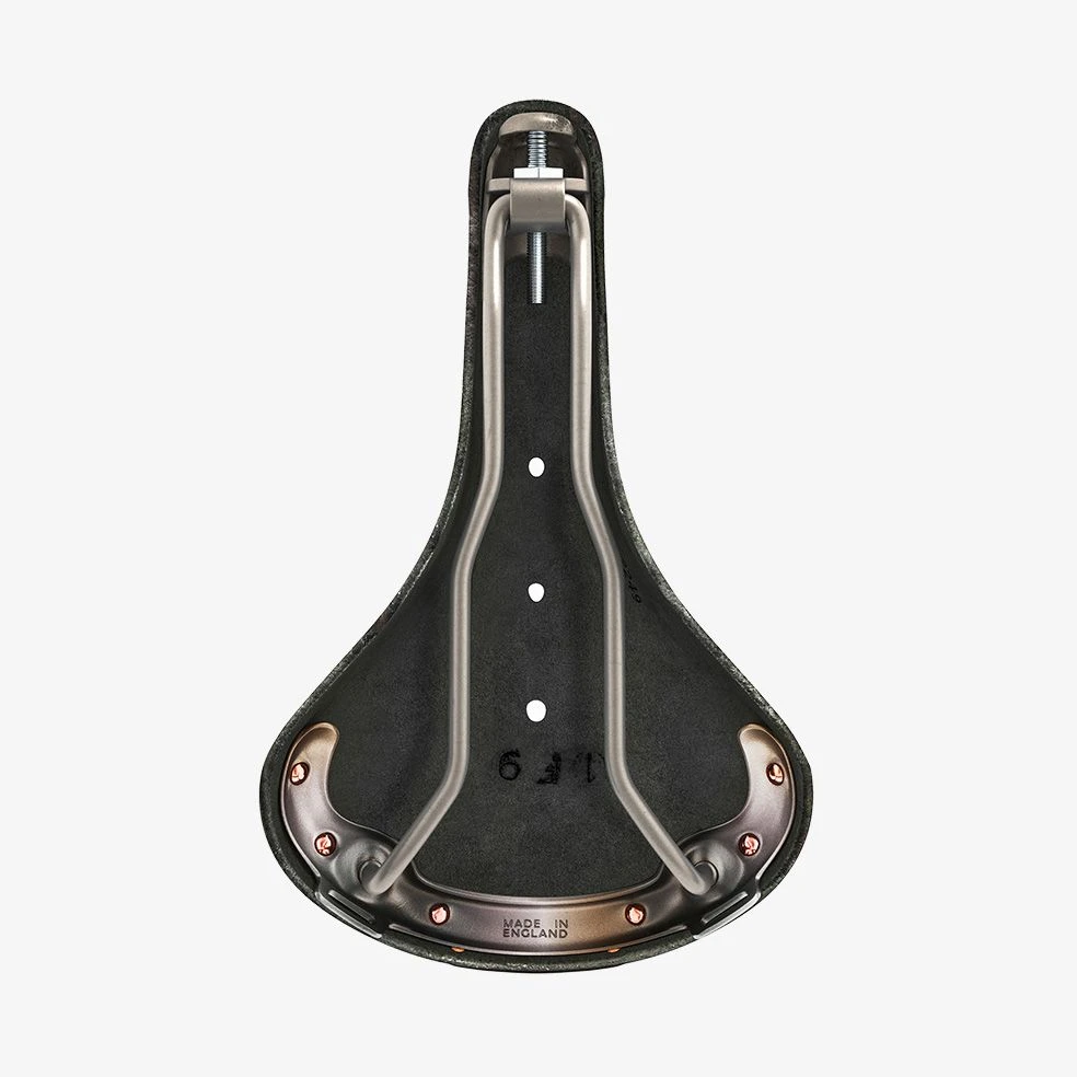 Dviračio balnas Brooks B17 SPECIAL TITANIUM juodas