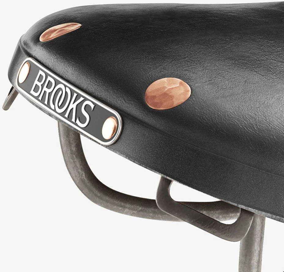 Dviračio balnas Brooks B17 SPECIAL TITANIUM juodas