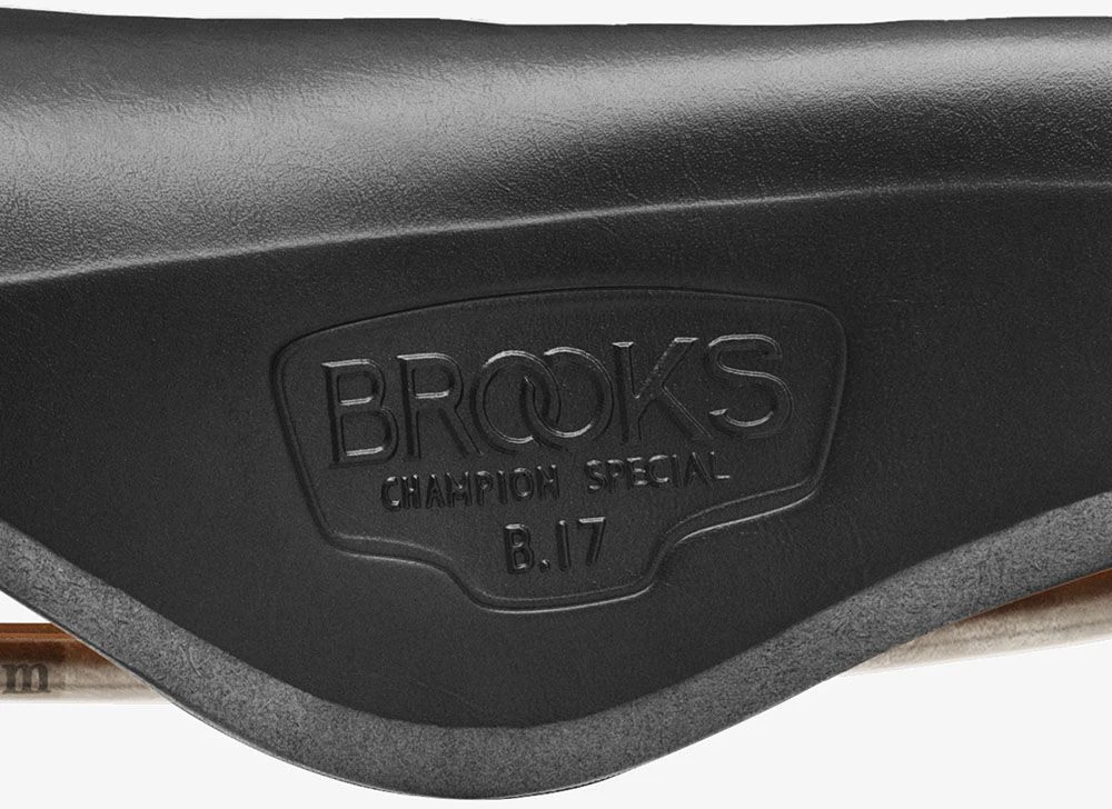 Dviračio balnas Brooks B17 SPECIAL TITANIUM juodas
