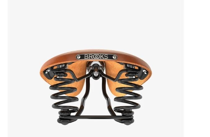 Dviračio balnas Brooks Flyer rudas 175x87mm