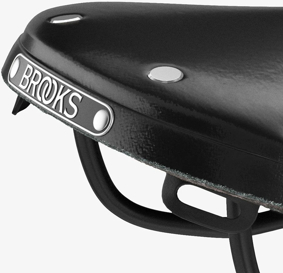 Dviračio balnas Brooks Leder B17 Narrow juodas