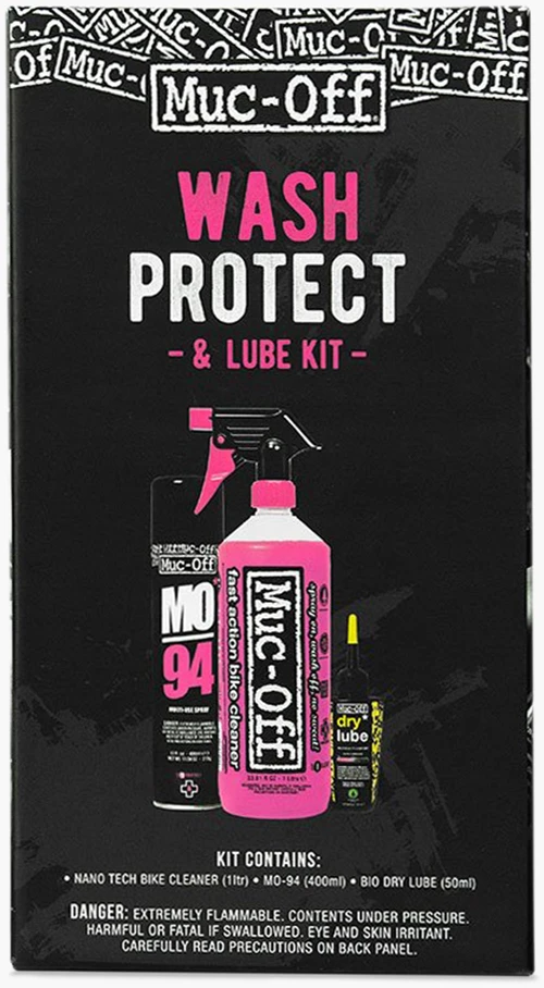 Dviračio priežiūros rinkinys Muc-Off WASH PROTECT & LUBE KIT