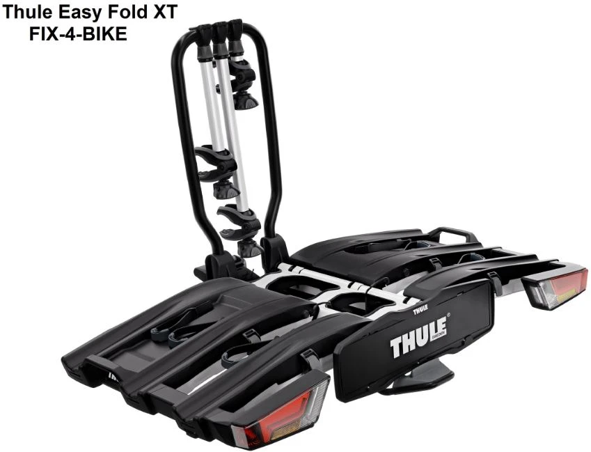 Dviračių laikiklis ant grąžulo 3vnt dvir. Thule 9665 EasyFold XT Fix