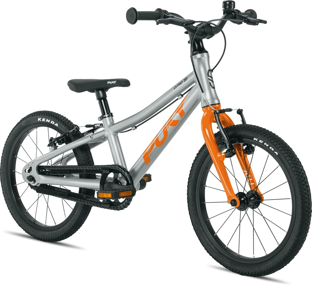 Dviratis 16" Puky LS-PRO 16-1 Alu sidabrinis/oranžinis 5,5kg