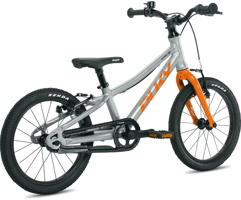 Dviratis 16" Puky LS-PRO 16-1 Alu sidabrinis/oranžinis 5,5kg