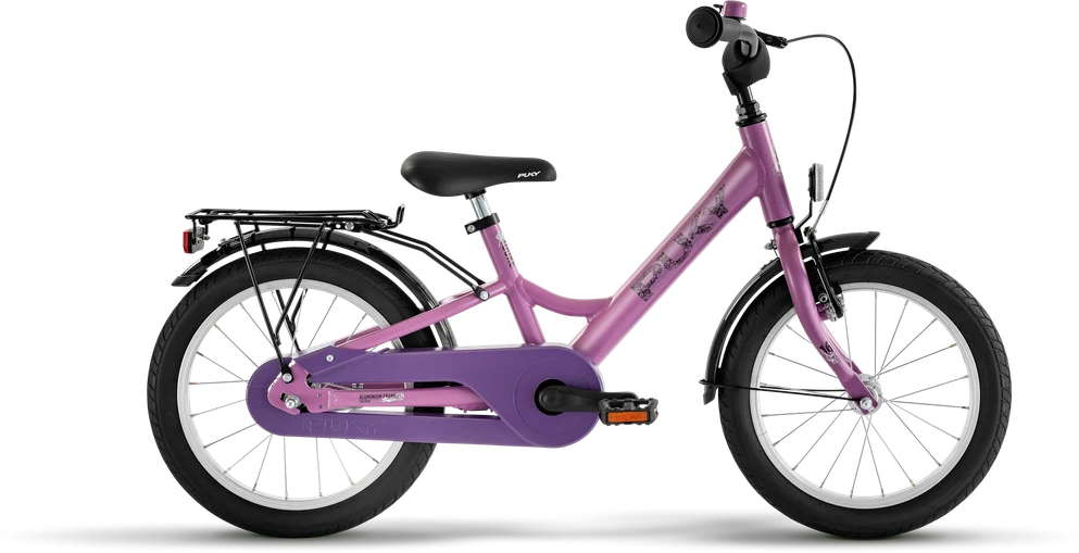Dviratis PUKY Youke 16 Alu perky violetinė