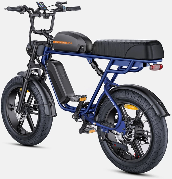Dviratis 20 elektrinis Engwe M1 250Wh dviguba baterija mėlynas