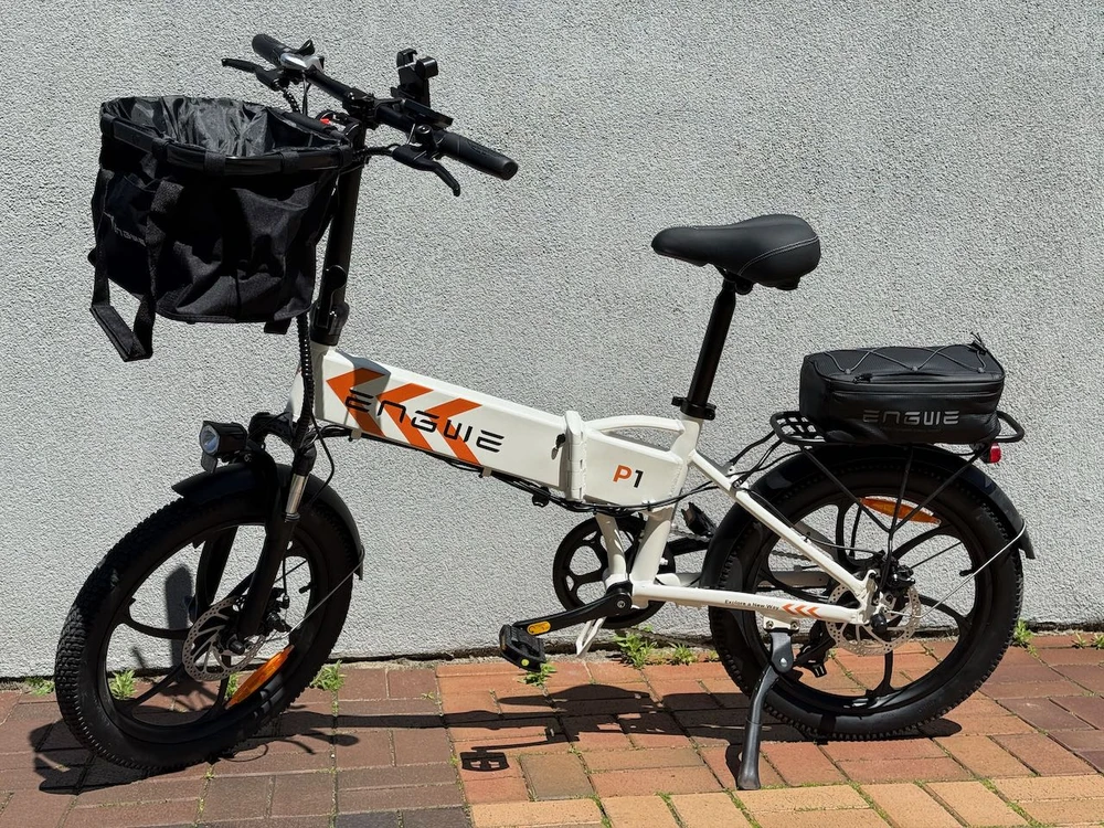 Dviratis 20" elektrinis Engwe P1 baltas