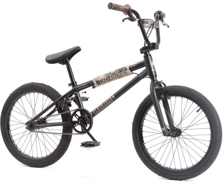 Dviratis 20 KHE BMX BLACKJACK AL juodas