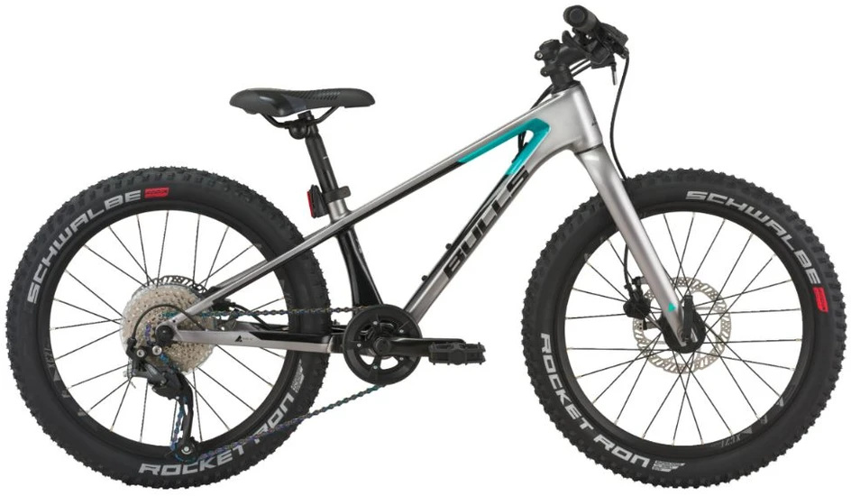 Dviratis 20" Bulls Tokee Ultra Lite sidabrinis karboninis