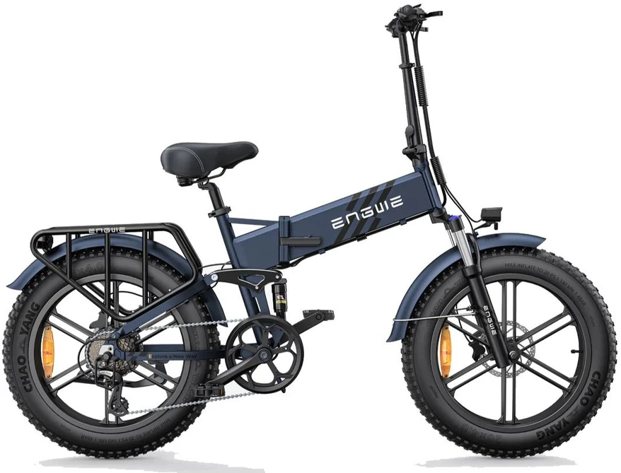 Dviratis 20" elektrinis Engwe Engine PRO 2.0 mėlynas