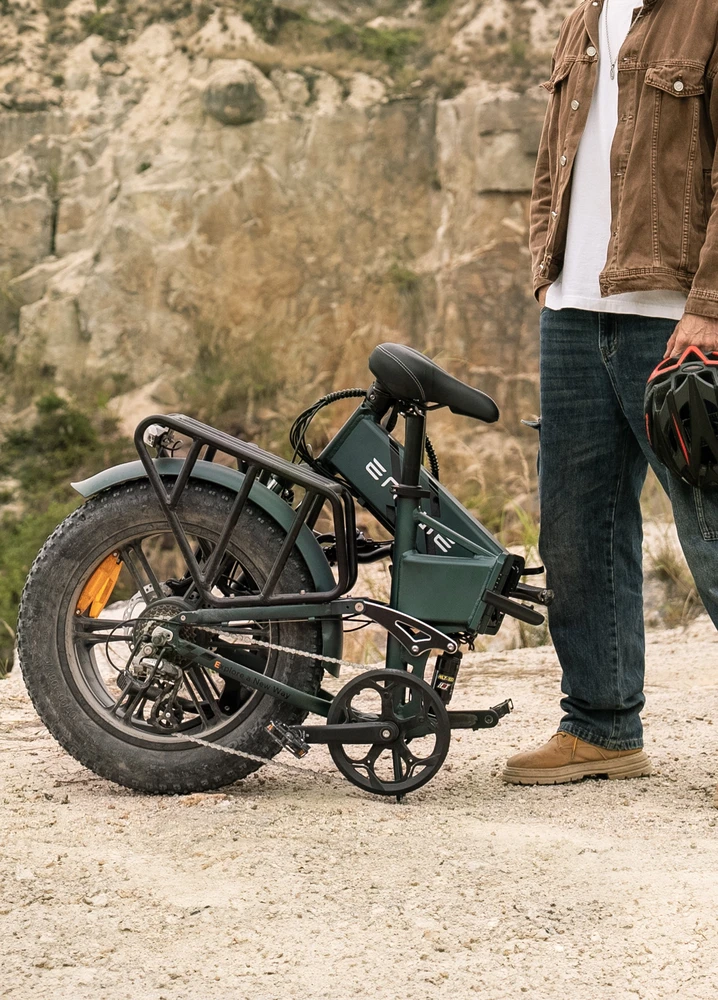 Dviratis 20" elektrinis Engwe Engine PRO 2.0 žalias