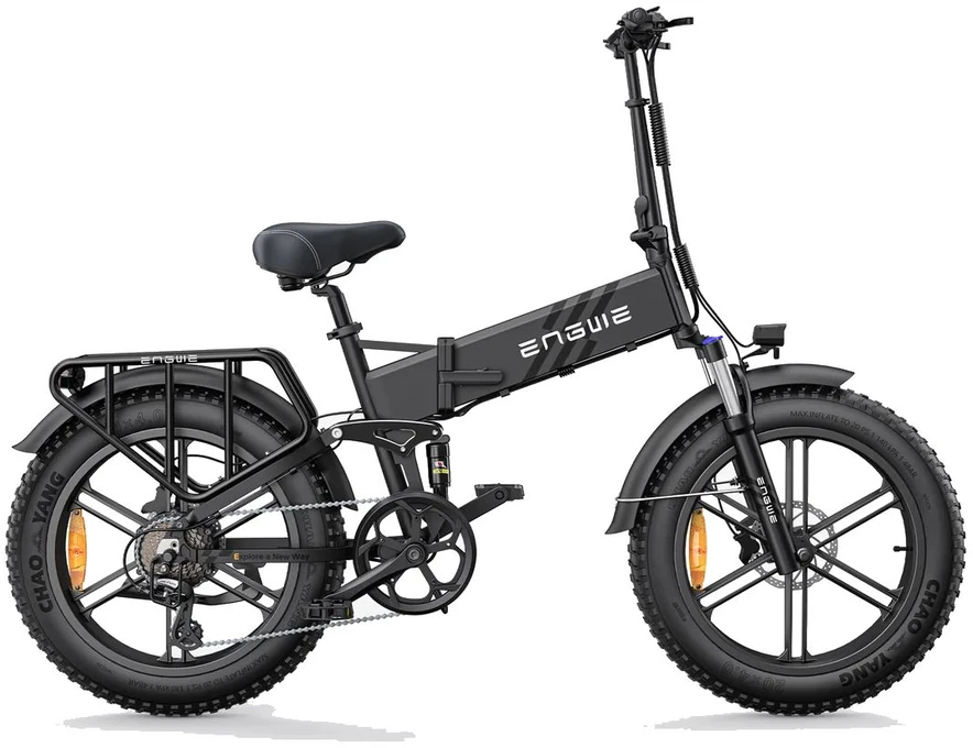 Dviratis 20" elektrinis Engwe Engine PRO 2.0 juodas