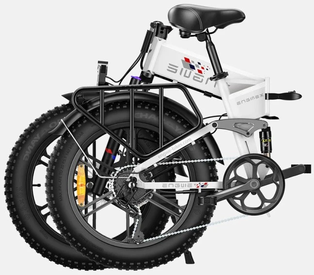 Dviratis 20" elektrinis Engwe Engine X baltas