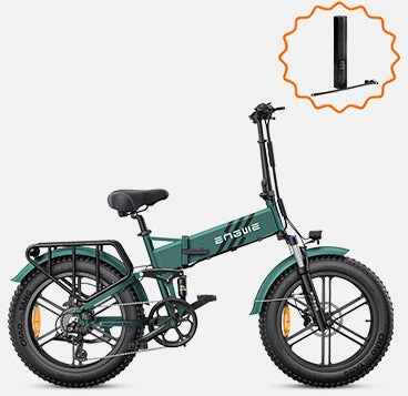 Dviratis 20" elektrinis Engwe Engine PRO 2.0 žalias