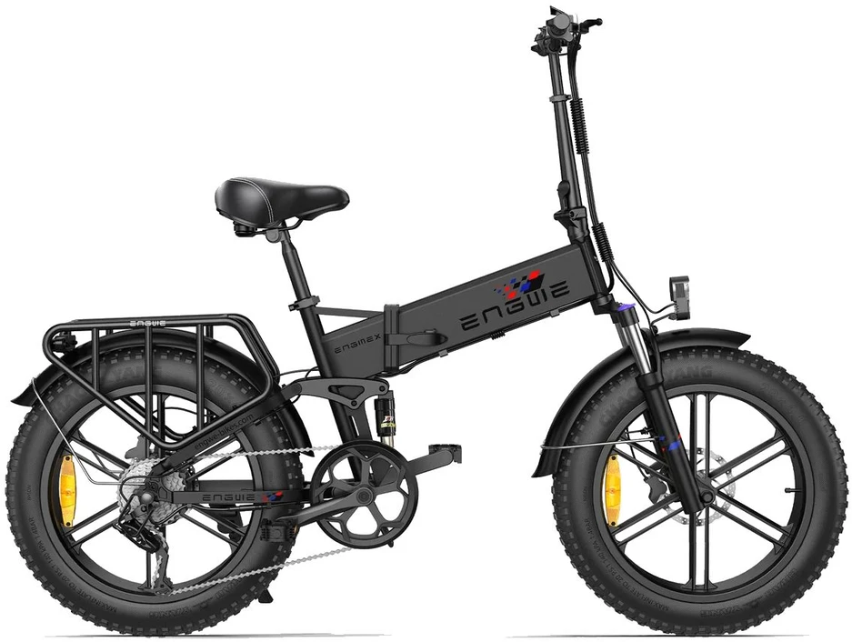 Dviratis 20" elektrinis Engwe Engine X juodas