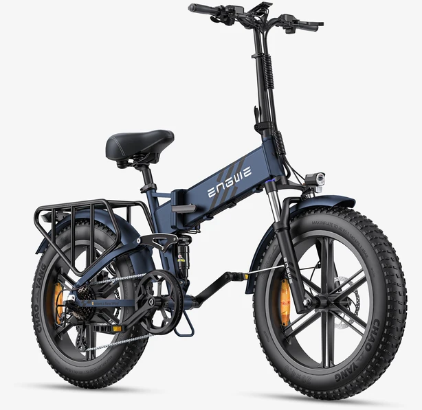 Dviratis 20" elektrinis Engwe Engine PRO 2.0 mėlynas