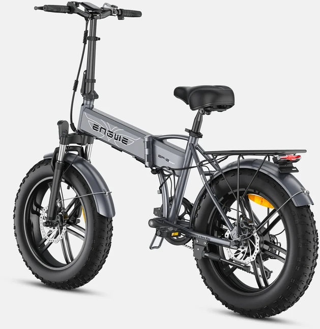 Dviratis 20" elektrinis Engwe EP-2 PRO pilkas (Nemokamas pristatymas)