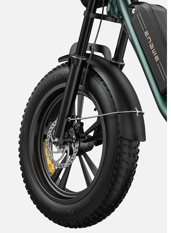 Dviratis 20" elektrinis Engwe M20 dviguba baterija baltas
