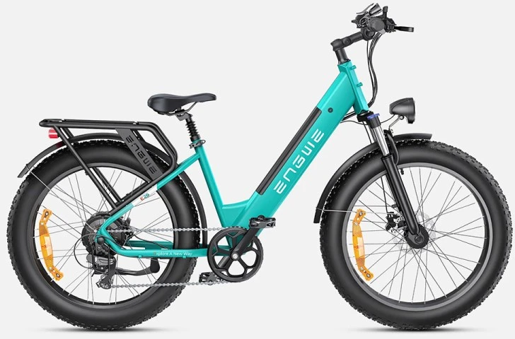 Dviratis 26" elektrinis Engwe E26 ST moteriškas žalias