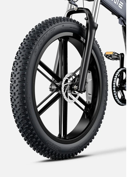 Dviratis 26" elektrinis Engwe X26 dviguba baterija juodas