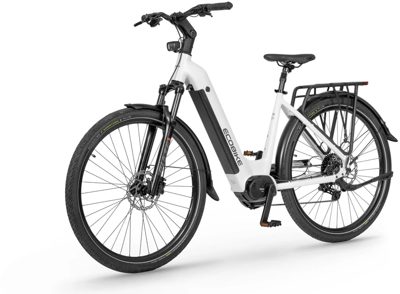 Dviratis 28" ECOBIKE LX300 36V 900 Wh 17" baltas