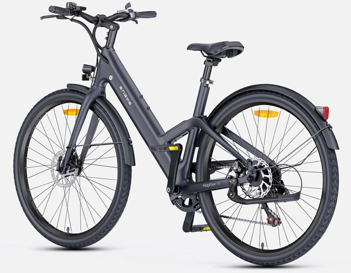 Dviratis 28" elektrinis Engwe N1 AIR ST mot. karboninis juodas