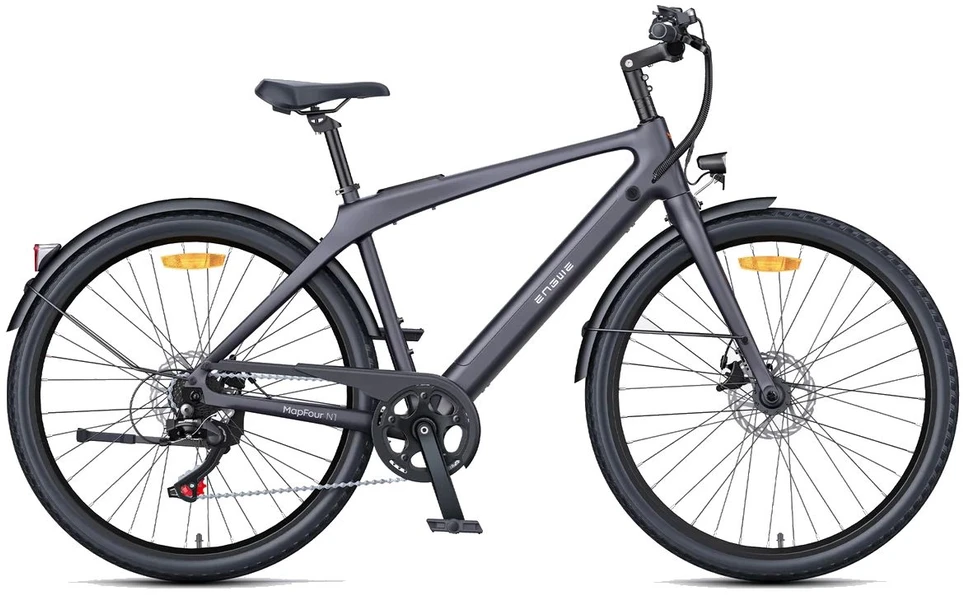 Dviratis 28" elektrinis Engwe N1 AIR vyr. karboninis juodas
