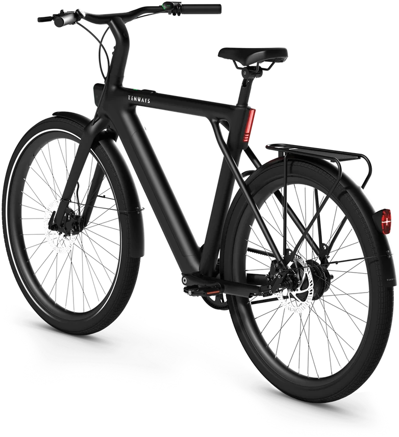 Dviratis 28" elektrinis Tenways CGO009 250Wh vyr. juodas