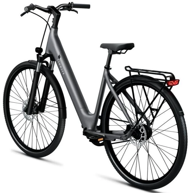 Dviratis 28" elektrinis Tenways CGO800S 374Wh unisex pilkas matinis 48cm one size