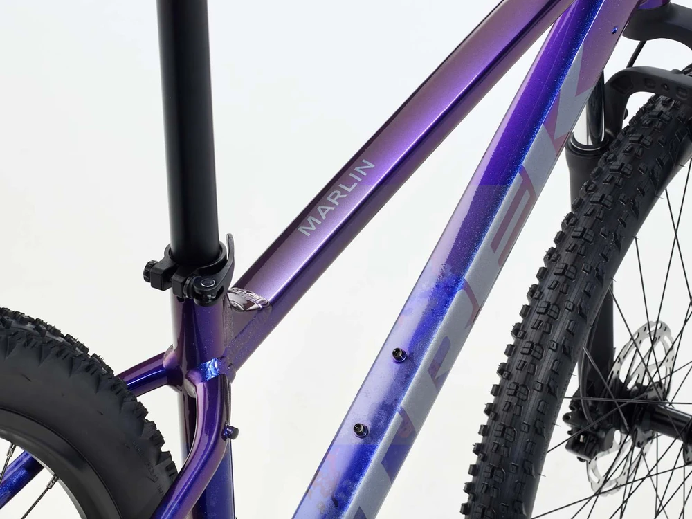 Dviratis 29" TREK Marlin 4 violetinis / juodas