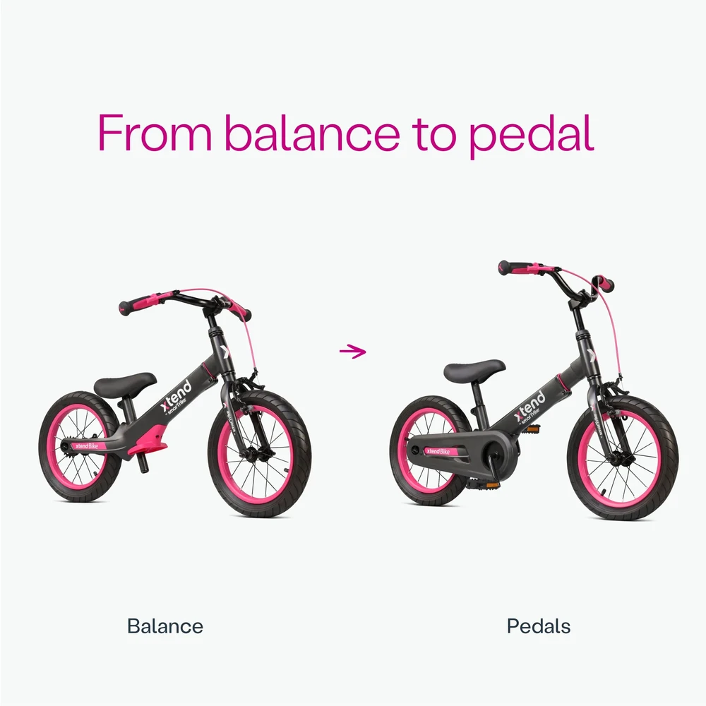 Dviratis nuo 3m iki 7m smarTrike Xtend - pink