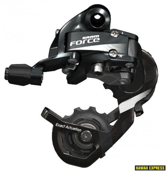 Galinis pavarų perjungėjas SRAM Force22 Short Cage 11-speed Max 28T