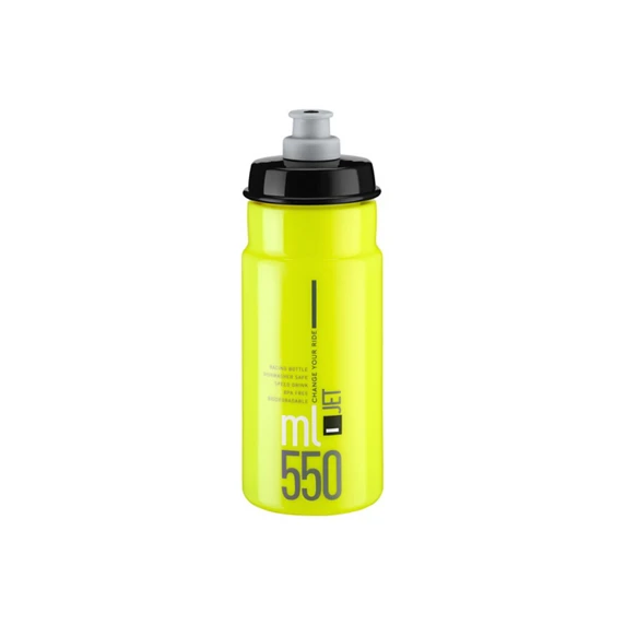 Gertuvė Elite Jet Geltona Fluo Juodas logo 550ml