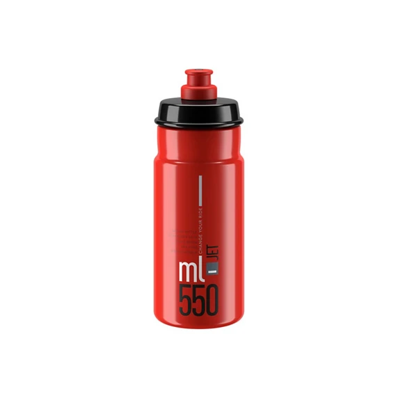 Gertuvė Elite Jet Raudona Pilkas Logo 550ml