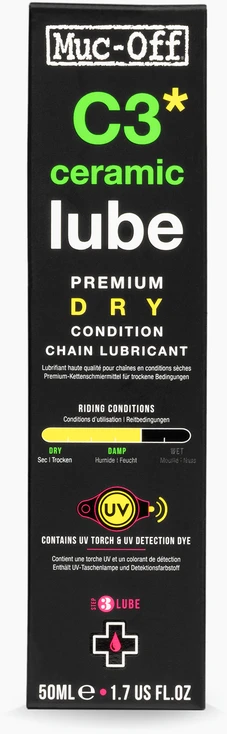 Grandinės tepalas Muc-Off C3 CERAMIC DRY LUBE 120ML