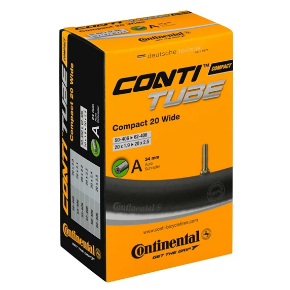 CONTINENTAL dviračio kamera 20 x 1.95/2.50 a/v 34 mm