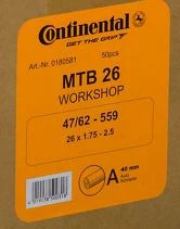 Kamera 26" Continental Ventil: Schrader / AV 47/62 - 559