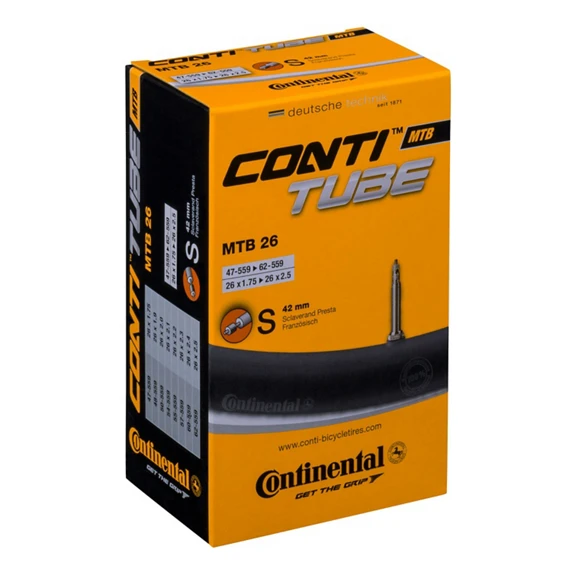 Kamera 26" VALVE PRESTA 42 47/62-559 Continental MTB