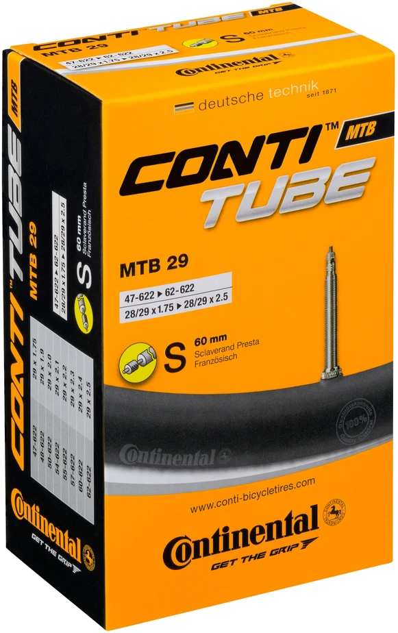Continental Mtb 28/29 60mm Presta 47/62-622 dviračio kamera