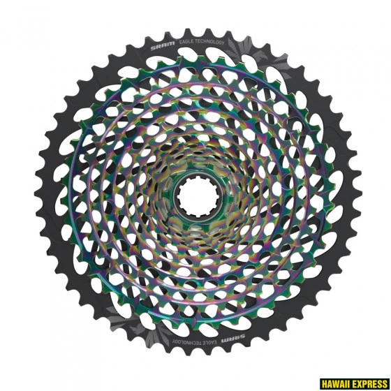 Galinis žvaigždžių blokas Sram XG-1299 Eagle XD 12-speed 10-50T Rainbow