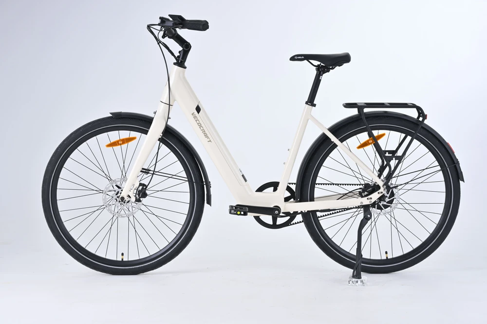 Kita Dviratis 28" elektrinis Luna NEO unisex kreminis