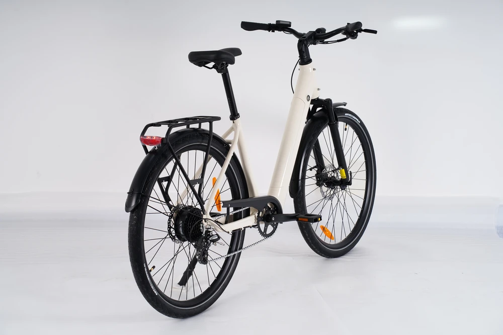 Kita Elektrinis dviratis 28" Luna Neo Chain smėlio spalvos