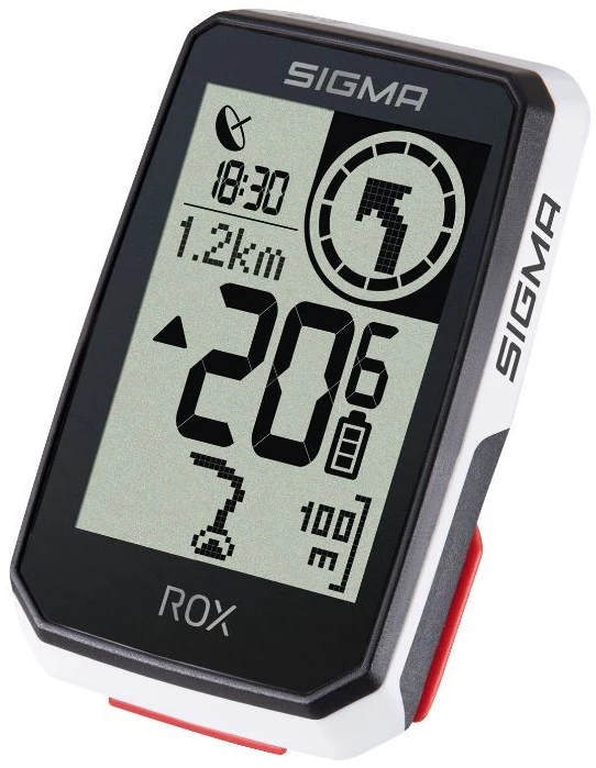 Sigma ROX 2.0 GPS dviračio kompiuteris, Baltas