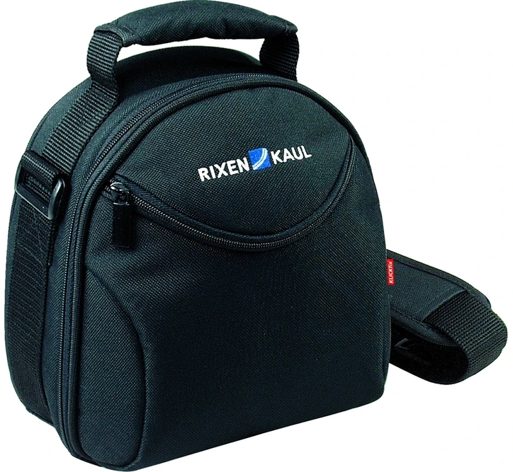 Krepšys ant dviračio vairo KLICKfix Smile juodas 200*120*210mm 3,5L
