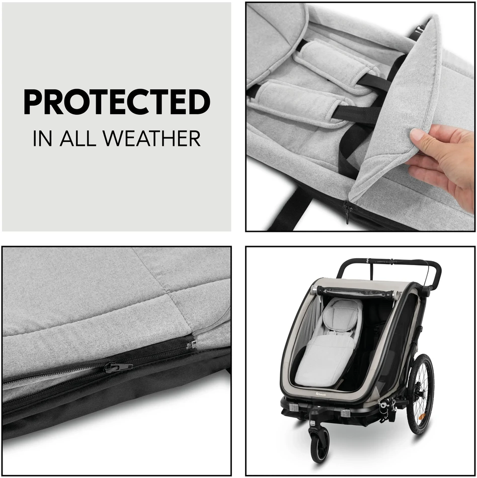 Kūdikio sėdynė dviračių priekaboms Hauck Lounger 2