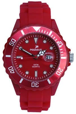 Laikrodis Pegasus raudonas 36mm