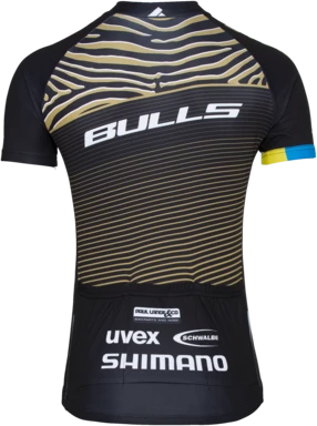 Marškinėliai vyr. trumpom rankovėm BULLS Zebra Gold