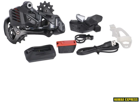 Pavarų grupė SRAM XX1 Eagle AXS Upgrade Kit (Rear Der wBattery and Baterija Protector, Rocker Paddle Controller wClamp, Charger/Cord, Chain Gap Tool)
